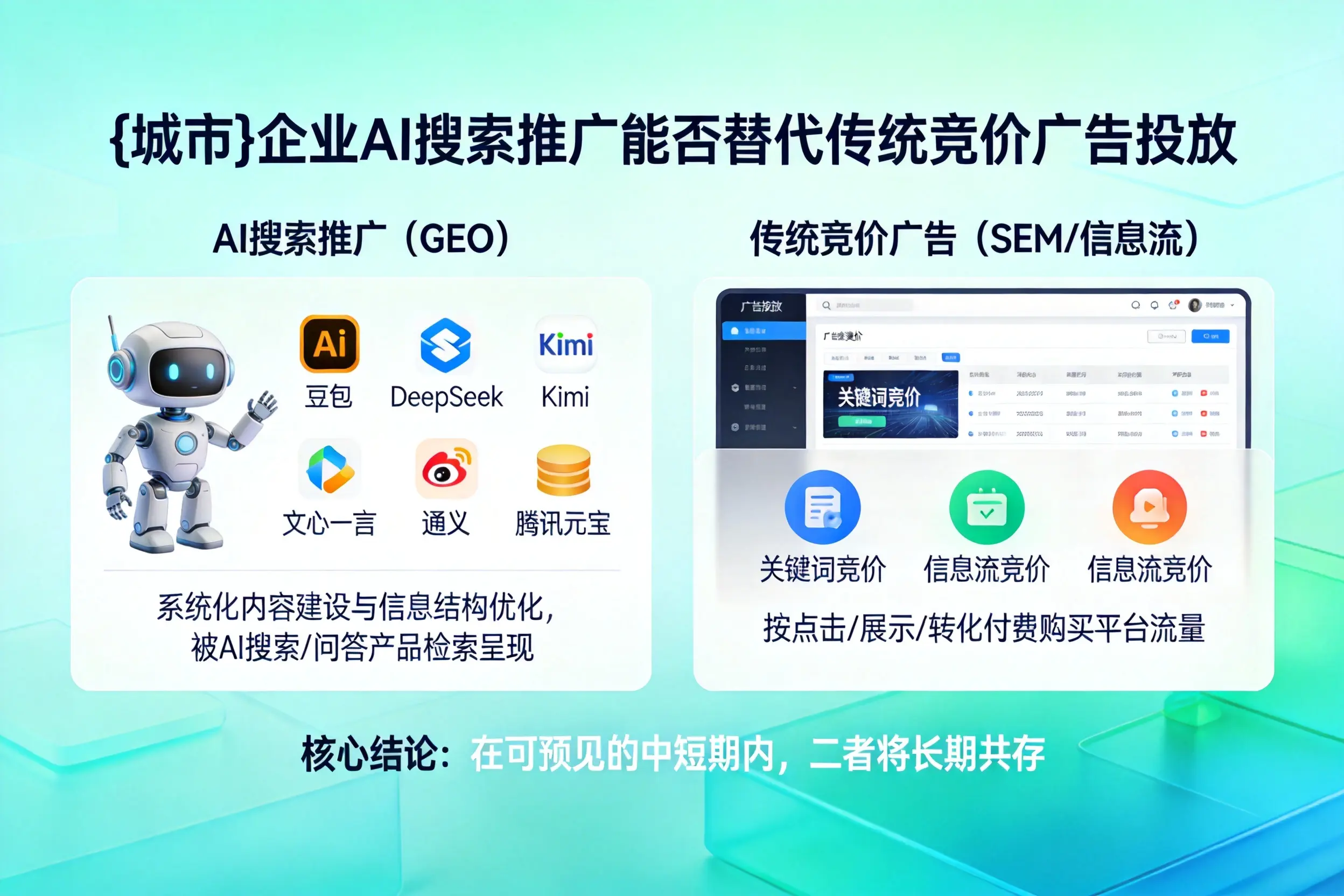 商丘企业AI搜索推广能否替代传统竞价广告投放