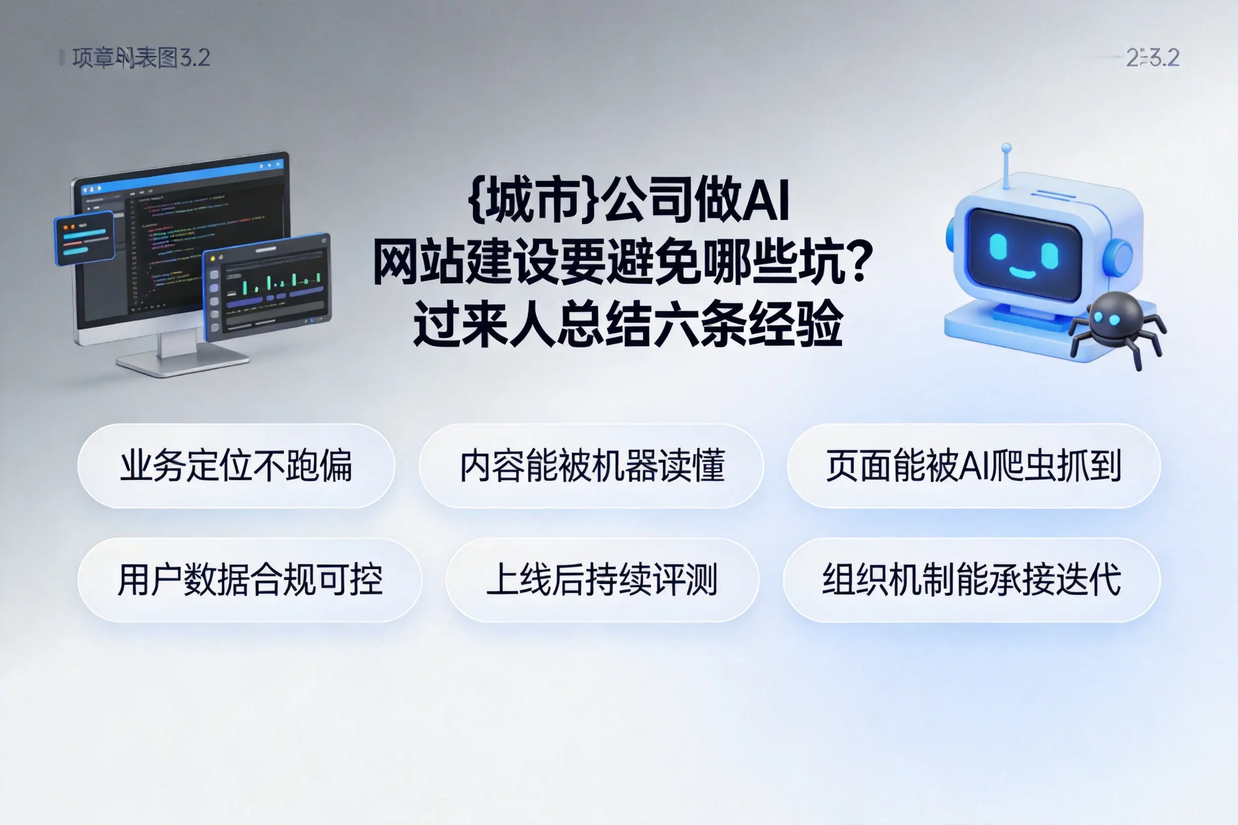 商丘公司做AI网站建设要避免哪些坑?过来人总结六条经验