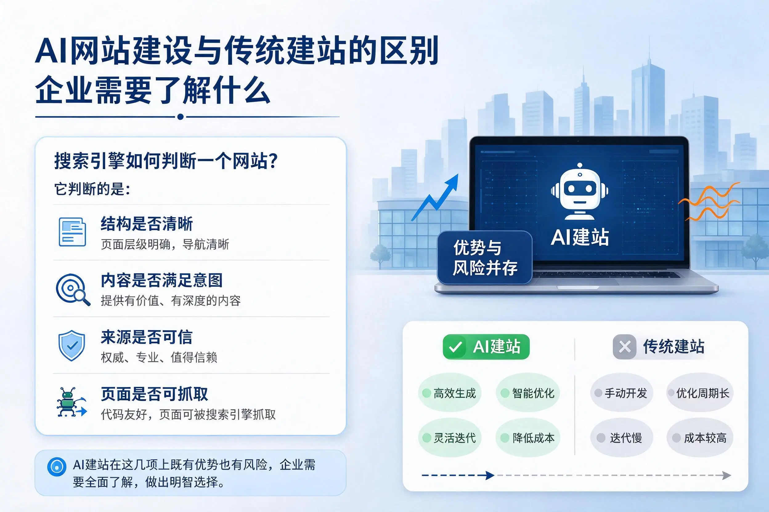 AI网站建设与传统建站的区别,商丘企业需要了解什么