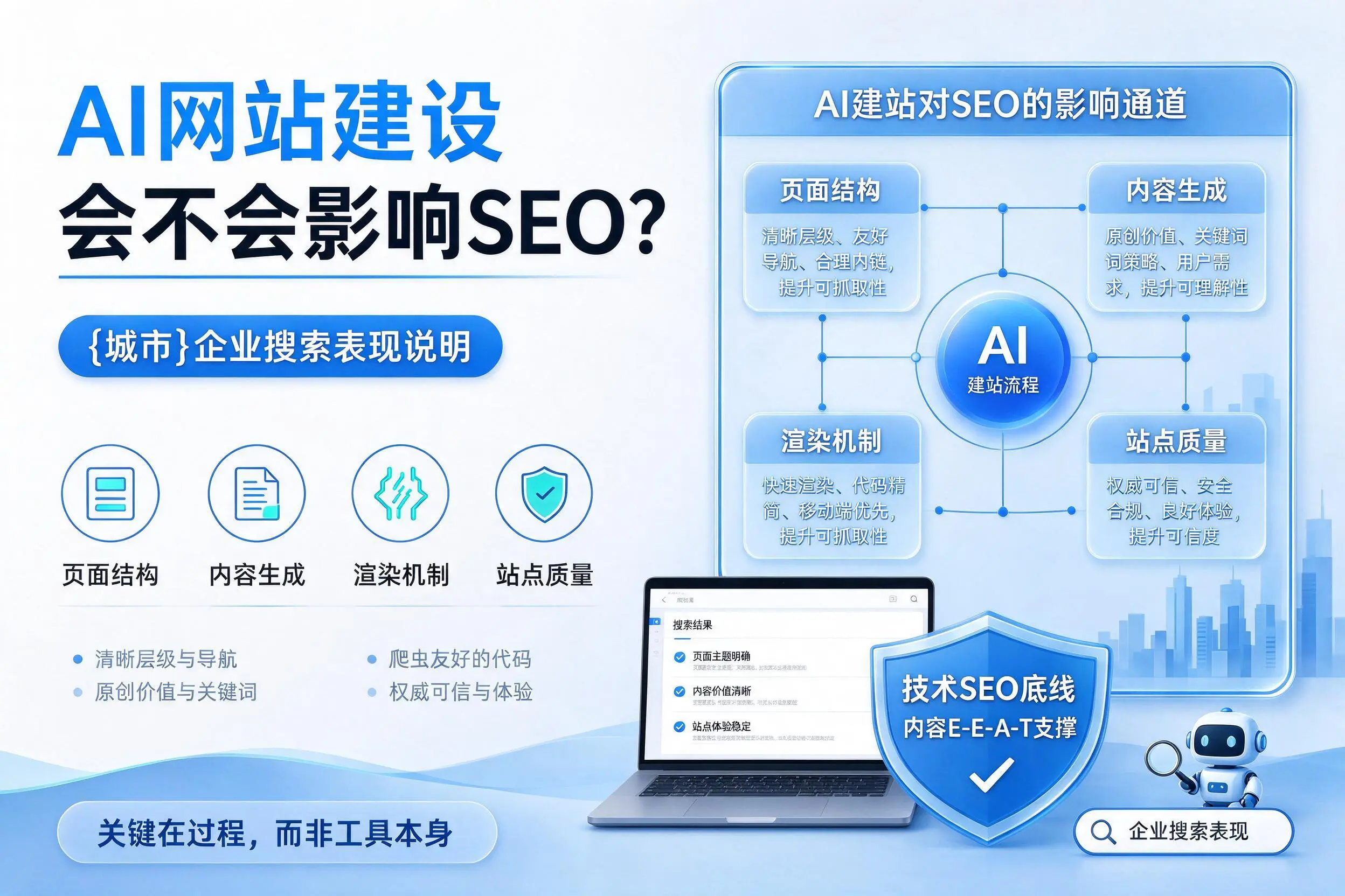 AI网站建设会不会影响SEO？商丘企业搜索表现说明