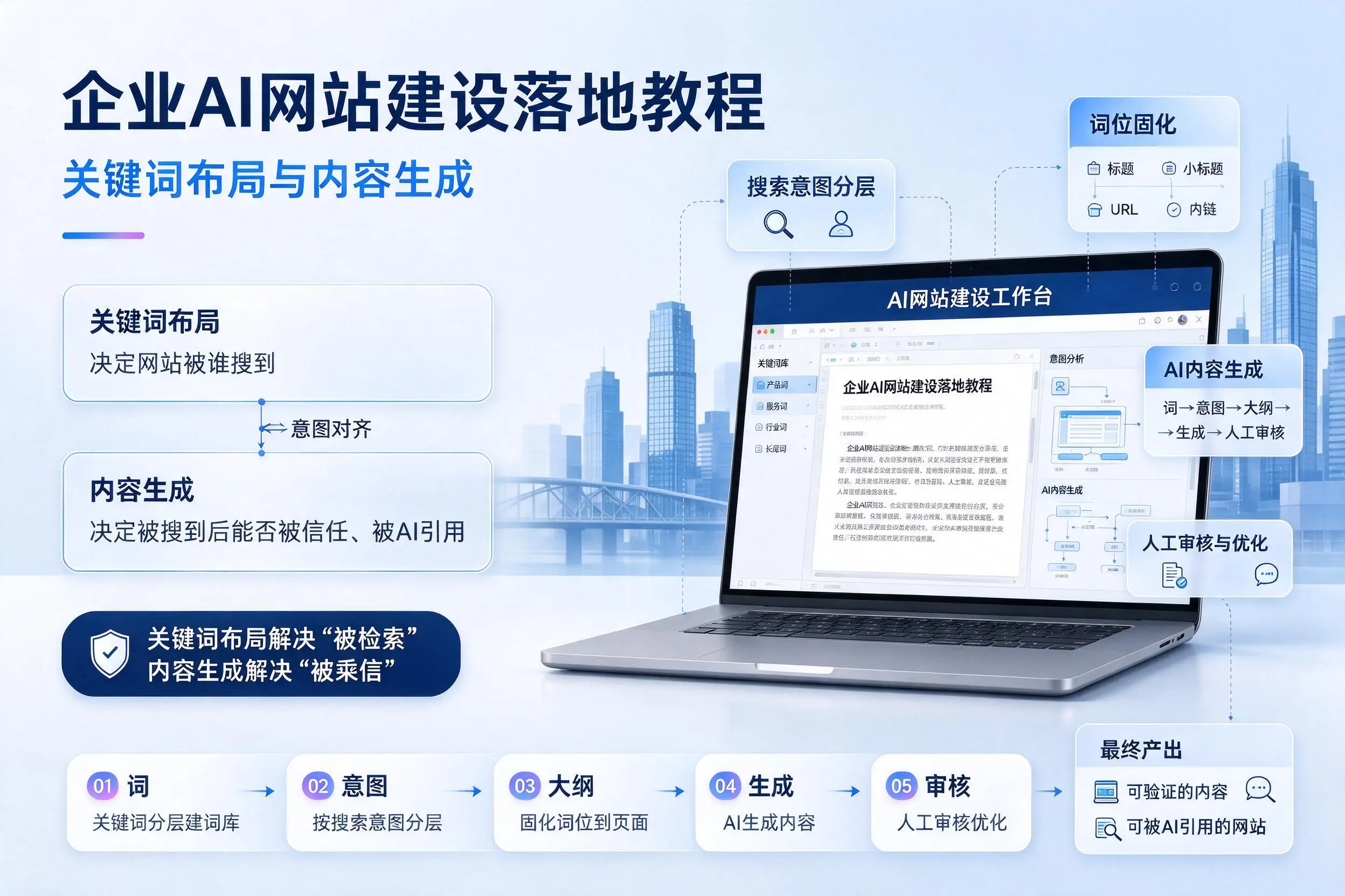 商丘企业AI网站建设落地教程：关键词布局与内容生成