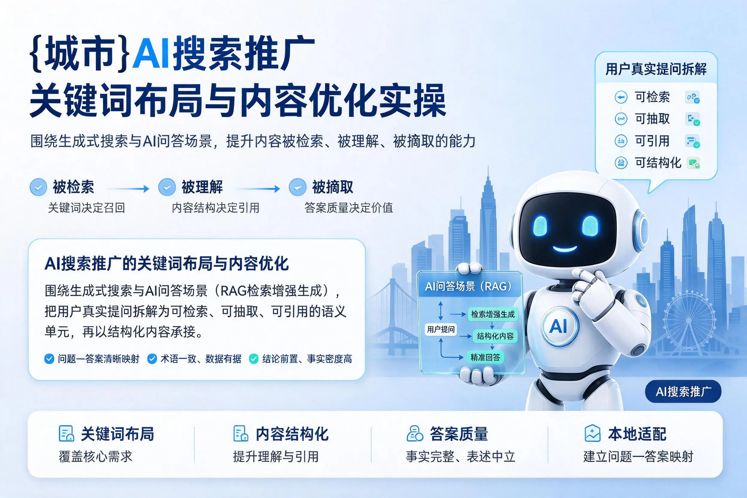 商丘AI搜索推广关键词布局与内容优化实操